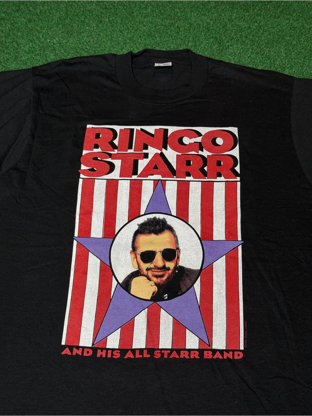 Vintage 90s Ringo Starr All Star Tour T-shirt, Band Tee Beatles Deadstock Large